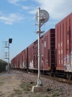Eastbound Rolling Out of The Siding